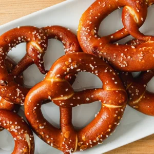 Bavarian Pretzels w Dipping Sauce Trio